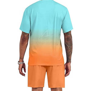 Pantalones cortos y Camisa de algodón de alta calidad para hombre Diseño de verano informal personalizable - Product Image 3