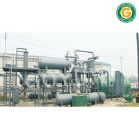 Déchets Usine De Recyclage De Pneus 10 LA DPT Déchets usine De Pyrolyse des Pneus Nouveau Design Pyrolyse Des Déchets De Caoutchouc Four Machine