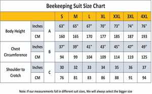 Traje de abeja para hombres y mujeres a prueba de picaduras, trajes de apicultura de polialgodón, disfraz de apicultor y con guante y capucha ventilada. - Product Image 6