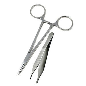 Kit de Instrumentos Quirúrgicos de Acero Inoxidable Reutilizables, Tijeras para Suturas, Pinzas y Fórceps para Apósitos de Astrin Surgical - Product Image 2