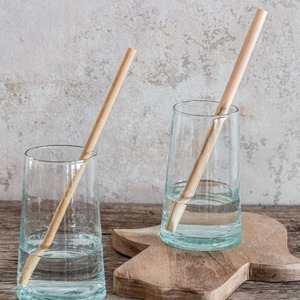 Juego de pajitas para beber de primera calidad, accesorios para Bar, pajitas de bambú con cepillo de limpieza para varias bebidas - Product Image 3