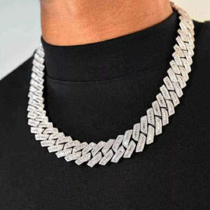 Luxury Iced Hip Hop <b>Cross</b> <b>Pendant</b> Necklace 10K 14K Gold Lab Grown Diamond Cuban Chain Unisex Fashion Jewelry for Certified - Product Image 5