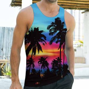 Débardeur de Sublimation pour Hommes avec Impression Numérique Meilleur Design Vente à Chaud Top Tendance Bon Marché Débardeur de Sublimation Respirant avec les Meilleures Choses - Product Image 4