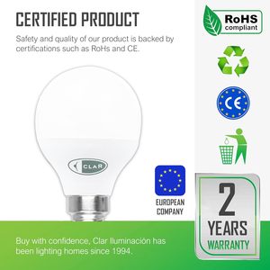 Clar-e14 dẫn bóng đèn 8W vít nhỏ cơ sở, tương đương với 6W, 8W, đèn tiết kiệm năng lượng để sử dụng trong nhà - Product Image 3