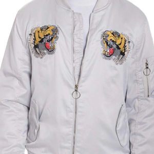 Chaqueta Bomber de Invierno 2026 para Hombre, Personalizada, con Cremallera, de Nailon, Impermeable, Cortavientos, con Cuello Alto, Ecológica, Precios Razonables al por Mayor - Product Image 4