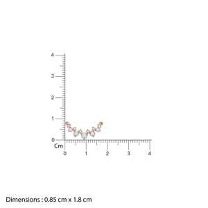 Superbe collier en or rose avec diamants Mangalsutra de qualité supérieure pour femmes, mariages et célébrations indiens traditionnels. - Product Image 1