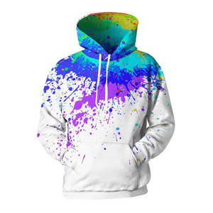 Sudadera con capucha y logotipo personalizado de poliéster 100% de alta calidad para hombre, sudadera con estampado de sublimación 3D de gran tamaño, Top estampado 3D para mujer - Product Image 1