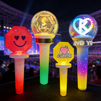 Bâtons lumineux LED en plastique Firewolf DIY pour événements, couleur personnalisée, portables, pour concerts, fêtes, idoles japonaises et coréennes, vente en gros