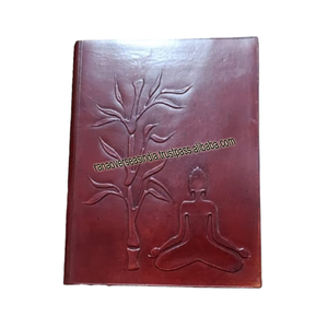 Handmade Quality Art <b>Leather</b> Journal Spiral Bound Daily <b>Notepad</b> for Men & Women with 100 Inner Pages - Product Image 1