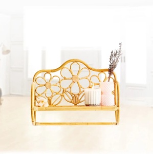 Support de rangement en forme de fleur en rotin pour salle de bain pour la vaisselle - Product Image 2