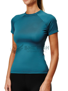 Camisa de equitación para mujer, capa base de equitación, ajuste atlético, manga larga, transpirable, ligera, ropa de secado rápido - Product Image 4