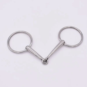 Bocado de Carreras Dexter de Media Oreja, Bocado Dexter de Media Cuchara, Bocado de Carreras de Caballos de Acero Inoxidable - Product Image 3