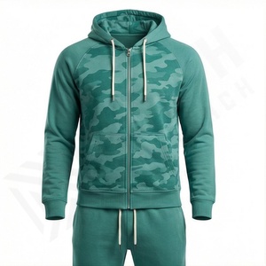 Conjunto Deportivo de Dos Piezas para Hombre, Sudadera con Capucha y Pantalones, Logotipo Personalizado, Ropa Deportiva para Gimnasio, Fitness, Correr, Color Personalizado - Product Image 1