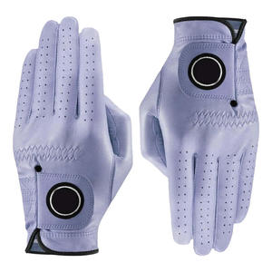 Gants de golf en cuir Cabretta avec logo en caoutchouc personnalisé pour droitier et gaucher, modèle 2025 à 2026 - Product Image 1