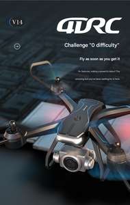 Dron V14 1080p FHD, Aeronave para Fotografía Aérea, Resistente a Golpes, Apto para Niños de Primaria, Vuelo de 10 a 20 Minutos - Product Image 3