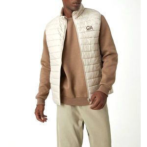 Nouveau design gilet matelassé gilet léger sans manches personnalisé gilet bouffant décontracté hommes gilet en duvet pour hommes conception personnalisée et Logo OEM - Product Image 1