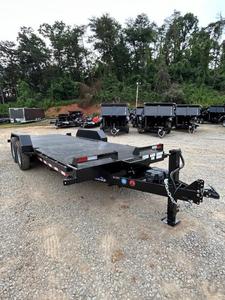 Nouvelle remorque agricole de 20 pieds, 15 000 lb, entièrement hydraulique, à basculement, pour le transport d'équipements lourds, avec vérins doubles et plateau en acier haute résistance - Product Image 3