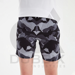 Shorts de fitness respirants pour femmes, 100% polyester, logo et motif personnalisables, taille élastique - Product Image 2