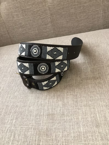 Cinturón de Cuero con Cuentas Masai Hecho a Mano para Hombre, Estilo Bohemio Informal, Cinturón Africano con Cuentas Coloridas para Adultos - Product Image 4