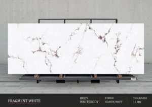 Designs muraux contemporains élégants utilisant des finitions en dalles de porcelaine grises à haute brillance de 1200x2400 mm - Product Image 5