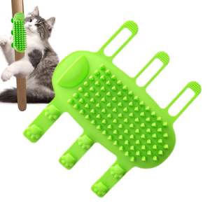 Einstellbare Silikon Cat Face Scratcher Groomer Kitzeln Pflege kamm Pet Brush Corner für Massage Tischbeine Klettergerüst - Product Image 1
