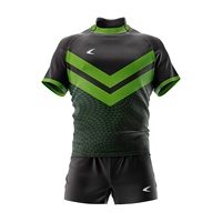 Camiseta de Rugby para Hombre, Transpirable, Antibacteriana, de Secado Rápido, con Estampado por Sublimación, para Adultos, de Spandex y Poliéster, Paquete Combinado, Fútbol