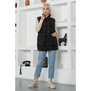 Gilet matelassé à fermeture éclair pour l'extérieur et de type trench - Product Image 3