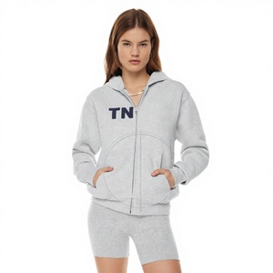 Sudadera con capucha extragrande para mujer, 495 GSM, mezcla de algodón y poliéster, cálida y gruesa, para invierno, estilo urbano, fabricante OEM de marca privada - Product Image 1