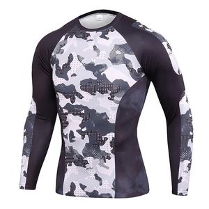 New Arrival Men's Outdoor Workout <b>Rash</b> <b>Guard</b> <b>BJJ</b> MMA Gym <b>Rash</b> <b>Guard</b> for Boxing Jiu Jitsu Kimono De Jiu Jitsu Martial Arts Wear - Product Image 3