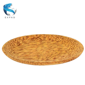 Assiette en noix de coco pressée d'aspect naturel pour un repas quotidien - Product Image 5