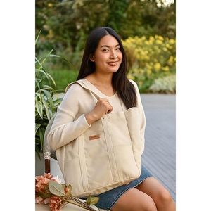Casual <b>Extra</b> <b>Large</b> <b>Tote</b> <b>Bag</b> with Zipper Closure and Pockets <b>Large</b> Capacity - Product Image 3