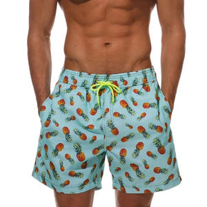 Pantalones cortos de playa de secado rápido para hombre de alta calidad con estampado de sublimación personalizado patrón sólido tela de malla de alta calidad - Product Image 1