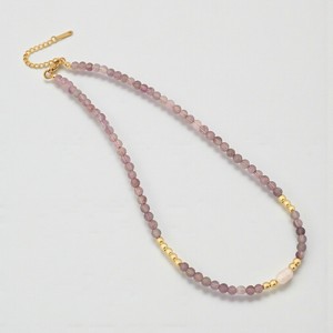 สร้อยคออัญมณีหลายชนิด - สร้อยคอชั้นหินธรรมชาติ - ลูกปัดคริสตัลบำบัดหลากสี - Product Image 5