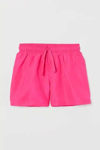 Shorts de plage d'été pour hommes Qualité supérieure 100% coton Séchage rapide avec élastique et poche Motif solide Maillots de bain pour hommes - Product Image 5