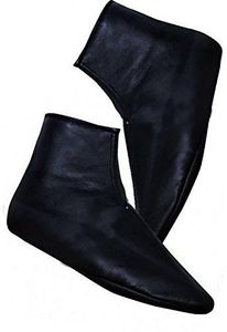 Transpirable antideslizante genuino vaca y oveja cuero Khuffs Khuffains invierno 100% calcetines de cuero Original de alta calidad para adultos - Product Image 4