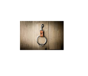 <b>Vintage</b> Top Layer Leather Key Ring Pure Leather Handmade Car Keychains Durable Key Holder <b>mini</b> design - Product Image 4