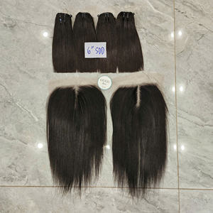 Sin procesar 100 humano crudo vietnamita virgen hueso recto Paquete de cabello virgen vendedor de cabello al por mayor extensión de cabello - Product Image 2