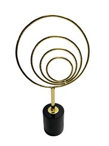 ฐานหินอ่อนรูปปั้นที่ทันสมัยและสแตนเลสชุบทอง EPL สำหรับคอนโซลและโต๊ะกาแฟ - Product Image 6