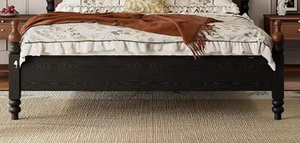 Custom size wooden <b>bed</b> <b>frame</b> Hotel home furniture Handcrafted wooden <b>bed</b> Sturdy wooden <b>bed</b> Durably made wooden <b>bed</b> - Product Image 2