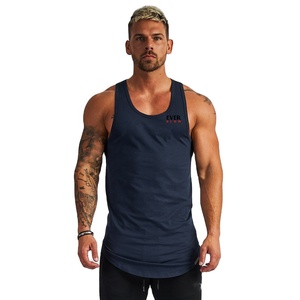 Camiseta sin mangas con logotipo personalizado para hombre, camisa de secado rápido de la mejor calidad hecha en paquistaní, con Logo personalizado, top de tirantes para culturismo - Product Image 1