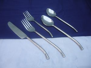 Premium <b>Vintage</b> Hot Cutlery Set With Box 304 Stainless Steel Matte Custom Color Logo Luxury Hotel Wedding Hot Sell Low MOQ <b>Gold</b> - Product Image 4