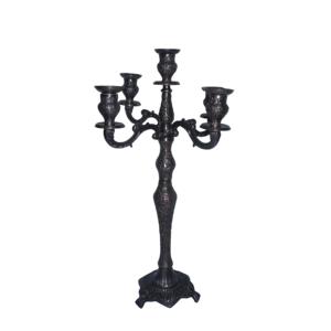 Candelabro de Cristal con Acabado Antiguo para Decoración del Hogar, Interior, Bodas, Portavelas, Decoración del Hogar - Product Image 6