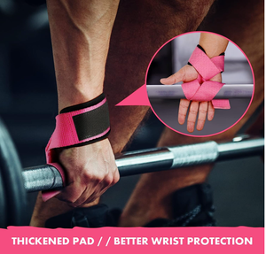 Sangles de musculation en cuir suédé avec logo personnalisé pour la musculation - Product Image 4