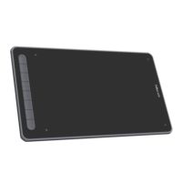 Tablette graphique sans fil Deco LW_BK noire, zone de travail 10x6, stylet sans batterie X3 Elite, 8192 niveaux de pression, 1000 mAh