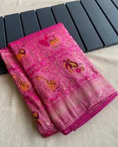 Unique Collection Pure Soft Banarasi Matka <strong>Silk</strong> <strong>Saree</strong> for Women Party Wedding Wear Luxury <strong>Saree</strong> With Zari Weaving <strong>Pallu</strong>
