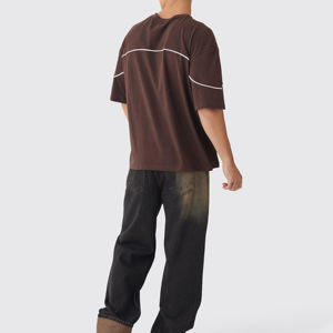 เสื้อยืดสำหรับผู้ชายใส่กลางแจ้งเสื้อยืดแขนสั้นผ้าคอตตอนแห้งเร็วเสื้อยืดสำหรับผู้ชายใส่เล่นกีฬาแบบสั่งทำ - Product Image 3