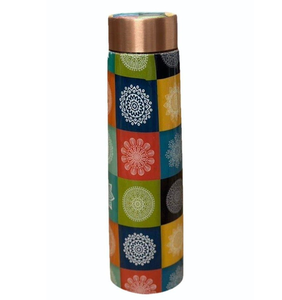 <b>Copper</b> Printed <b>Bottle</b> Handicraft Full Engraved <b>Copper</b> <b>Bottle</b> Made in India Premium Quality at Affordable Price - Product Image 6