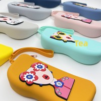 Boîte de rangement en silicone étanche et étui à lunettes portable en silicone |   Design minimaliste moderne