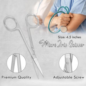 Ciseaux chirurgicaux professionnels avec poignée ergonomique pour les opérations médicales s'habillant et l'utilisation d'hôpital - Product Image 6