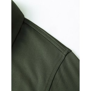 Polo d'affaires décontracté pour hommes noir uni chemises vierges à manches courtes impression personnalisée broderie logo sport golf t-shirt - Product Image 3